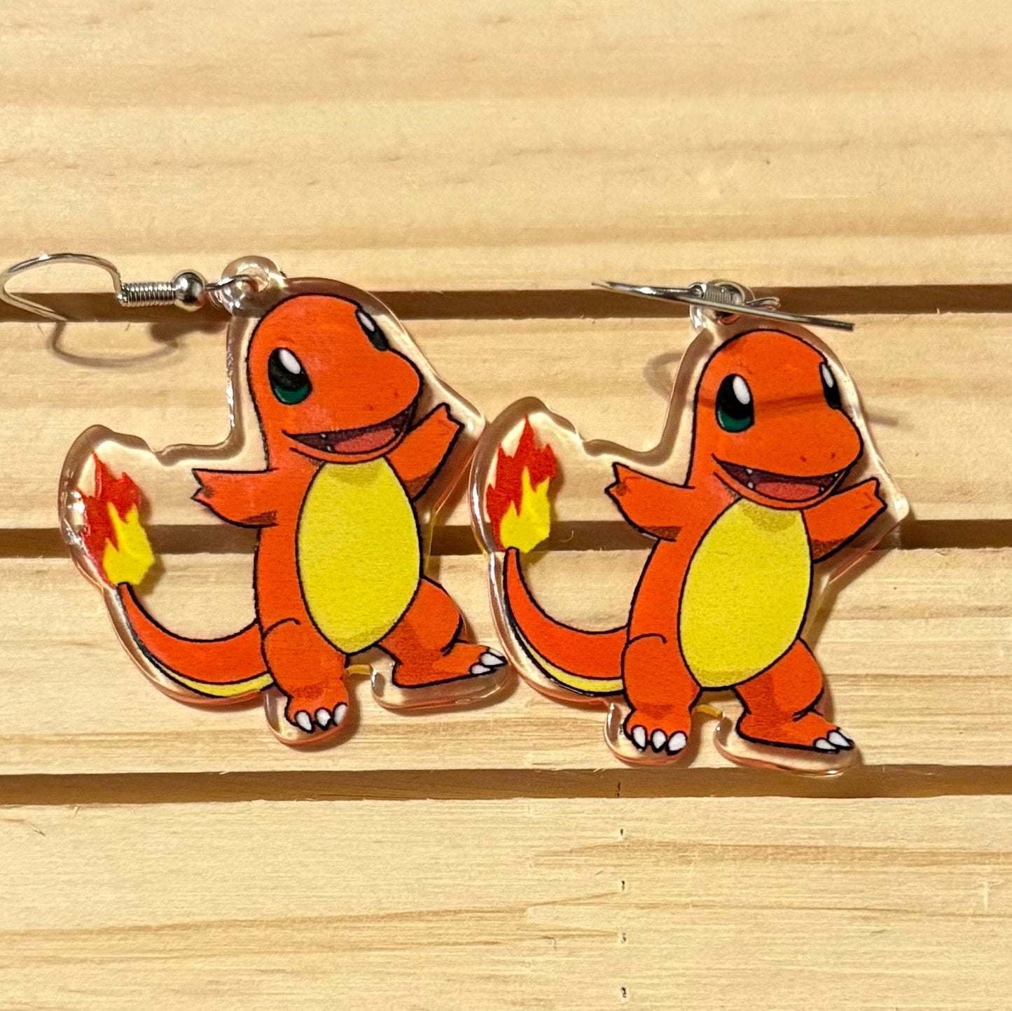 Charmander earrings