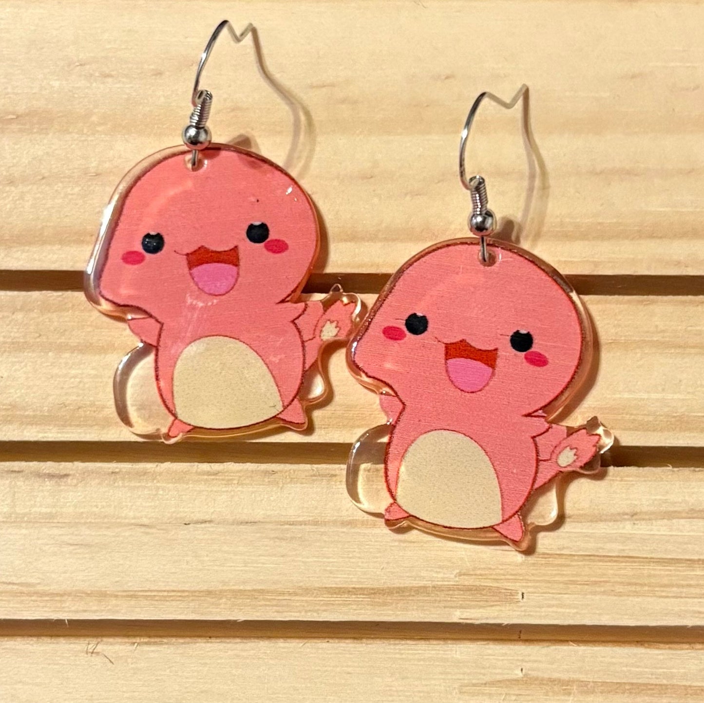 Charmander earrings