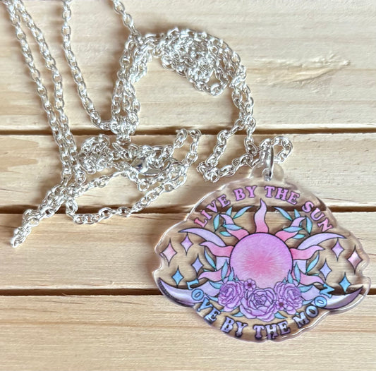 Sun and Moon necklace