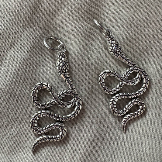 Snake earrings