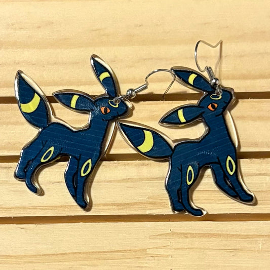 Umbreon earrings